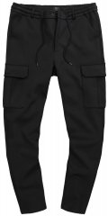 JP1880 New York Flexnamic Calças em jersey com bolsos cargo Preto