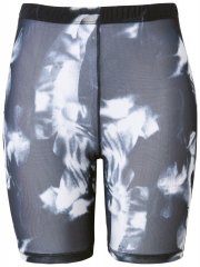 Ulla Popken 837679 Calções anti-fricção estampados Azul-marinho