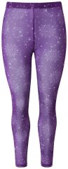 Ulla Popken 837935 Leggings de meia com padrão Violeta