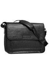 JP1880 838833 Mala tiracolo em pele Preto