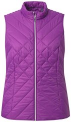 Ulla Popken 840047 Colete acolchoado repelente à água Lilás