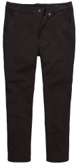 Men+ 207 Bilbao Flexlastic Calças chino em jersey Preto