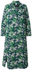 Ulla Popken 843496 Vestido de sweat estampado Coral