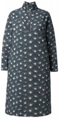 Ulla Popken 843506 Vestido de sweat estampado Preto