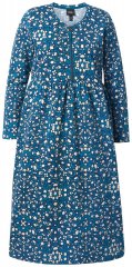 Ulla Popken 844722 Vestido de sweat estampado Petróleo