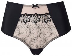 Ulla Popken 845347 Tangas com flores Rosa velho