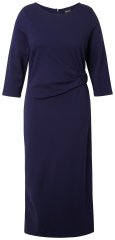 Ulla Popken 845705 Vestido de jersey Azul-marinho