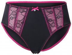 Ulla Popken 845885 Cuecas com flores com renda Rosa