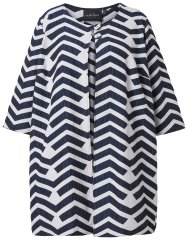 Ulla Popken 846012 Casaco Azul-marinho