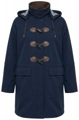 Ulla Popken 846278 Sobretudo softshell Azul-marinho