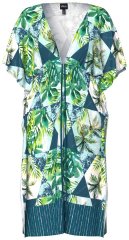 Ulla Popken 846493 Vestido estampado Petróleo