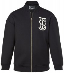 STHUGE 847083 Casaco varsity em tecido scuba Preto