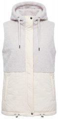 Ulla Popken 848729 Colete com capuz Branco sujo