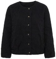 Ulla Popken 848940 Blusão bomber Preto