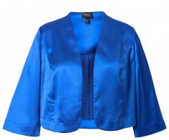 Ulla Popken 849457 Bolero Azul real