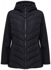 Ulla Popken 849472 Casaco acolchoado Preto