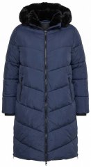 Ulla Popken 850041 Sobretudo acolchoado Azul-marinho