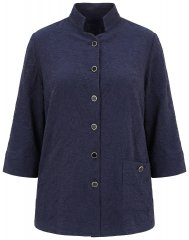 Ulla Popken 850615 Casaco Azul-marinho