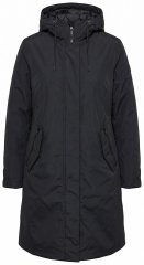 Ulla Popken 850774 Sobretudo técnico Preto