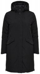 Ulla Popken 850806 Sobretudo técnico Preto