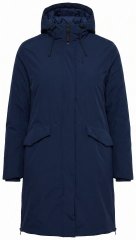 Ulla Popken 850806 Sobretudo técnico Azul-marinho