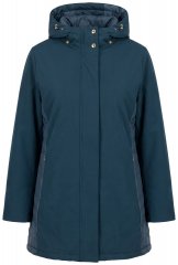 Ulla Popken 851459 Casaco acolchoado Petróleo