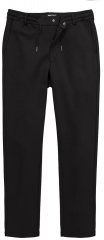 Men+ 663 Bilbao Flexlastic Calças em jersey com cintura elástica Preto