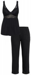 Ulla Popken 851693 Pijama Preto
