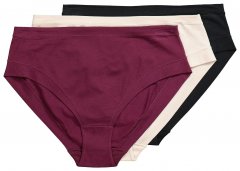 Ulla Popken 851739 Cuecas pack de 3 Preto