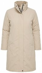 Ulla Popken 851811 Sobretudo acolchoado Bege
