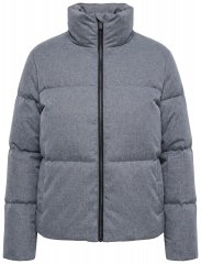 Ulla Popken 851854 Casaco acolchoado Cinzento mesclado