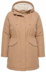 Ulla Popken 852028 Parka Bege