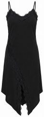 Ulla Popken 852636 Vestido traçado Preto
