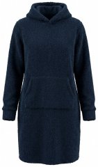Ulla Popken 853353 Vestido de estar em casa com capuz Azul-marinho