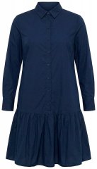 Ulla Popken 853457 Vestido de manga comprida Azul-marinho
