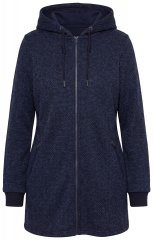 Ulla Popken 853577 Casaco polar Azul-marinho