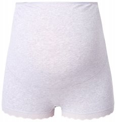 Ulla Popken 853631 Cuecas de grávida com renda Cinzento mesclado