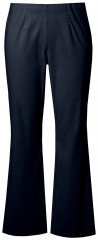 Ulla Popken 854910 Calças stretch quentes com cós elástico Azul-marinho