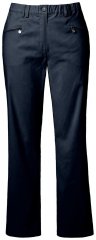 Ulla Popken 854987 Calças stretch quentes com cós confortável Azul-marinho