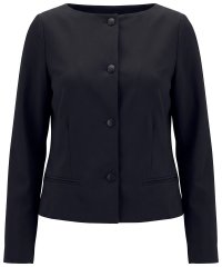 Ulla Popken 855136 Blazer elástico Preto