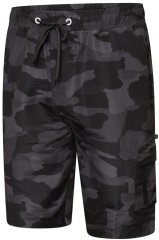 Kam Jeans 3010 Calções de banho com estampado camuflado cinzento escuro