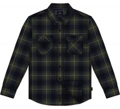 Double Outfitters GS-5233 Camisa de flanela Azeitona/Azul