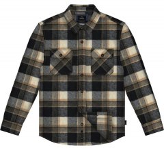 Double Outfitters GS-5233 Camisa de flanela Azul-marinho/Bege