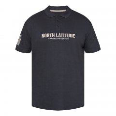 North Latitude Logo Polo Preto