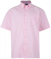 Kam Oxford Shirt Short sleeve Pink