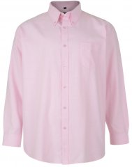 Kam Oxford shirt Long Sleeve Pink