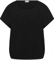 Kaffe Curve Nana Blusa de manga curta Preto