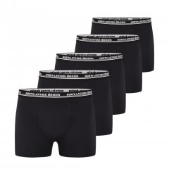 North Latitude 5-Pack Boxershorts Black