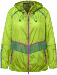Ulla Popken Neon Rain Jacket Activewear Safety Yellow