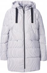 Ulla Popken HYPRAR Wave Quilted Water-Repellent Jacket Off-White
